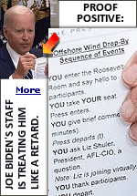 Joe Biden accidently reveals ''cheat sheet'' reminding him to 'take YOUR seat', 'YOU give brief comments, (two minutes)' and 'YOU depart' at meeting with wind-energy executives. Please tell me this president doesn't have the nuclear launch codes.